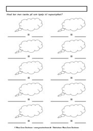 Kopiark. Regnestrategier. Tankebobel. Tankeskyen. Lav selv opgaver.